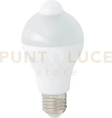 Lampadina led con sensore di movimento attacco  e27 12w 1100lm 4000...