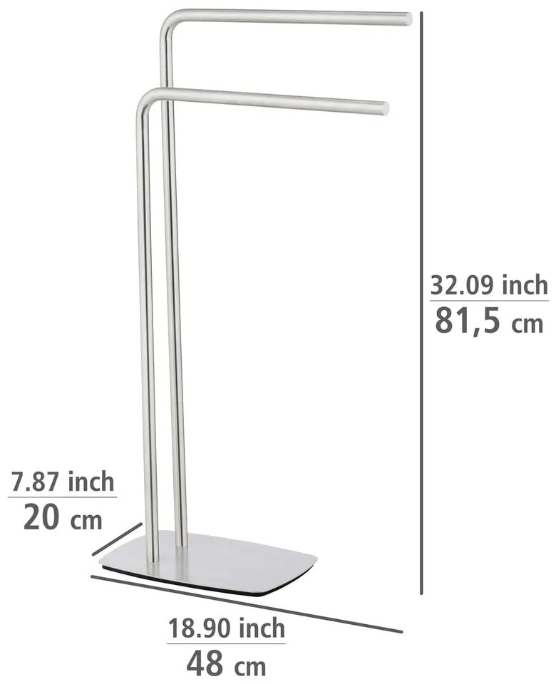 Portasciugamani in acciaio inox Iria - Wenko