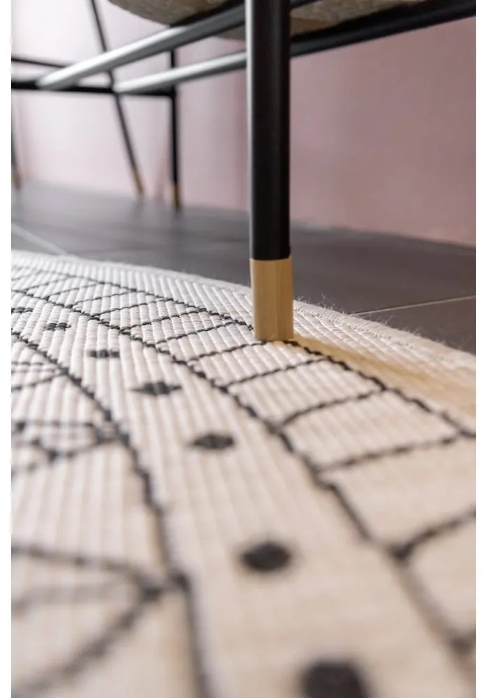 Scarpiera in metallo nero/naturale con panca Loft - Wenko