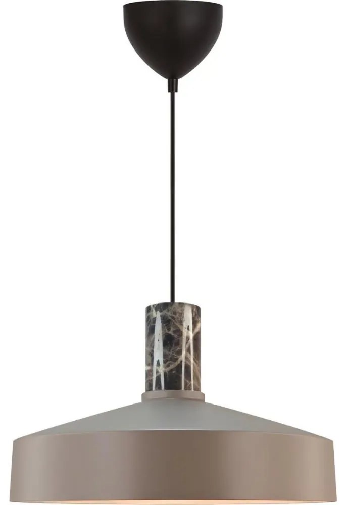 Nordlux - Lampadario a sospensione con filo ELVAS 1xE27/60W/230V diametro 37,5 cm marrone