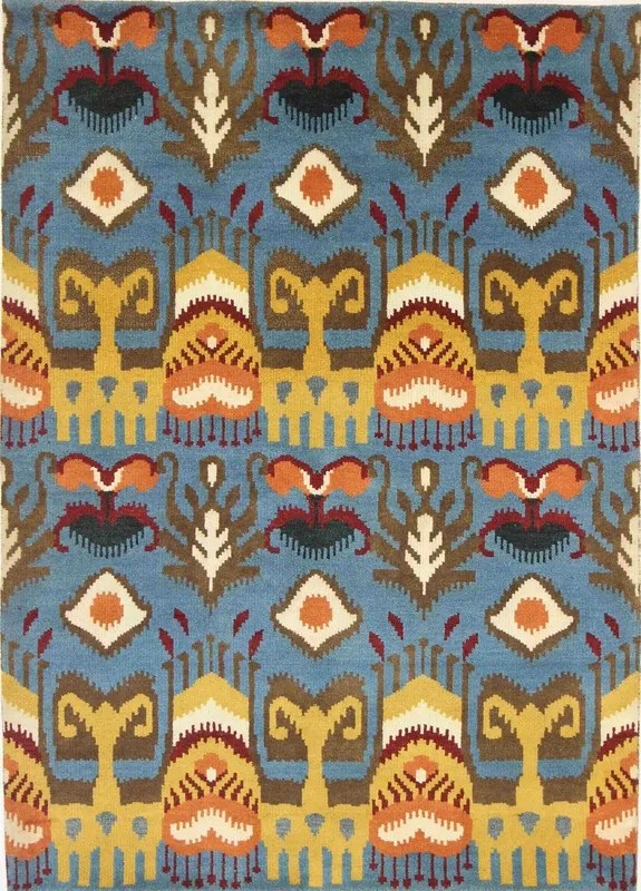 Teppich Tappeto orientale 170 x 240 Blu (Indian) Annodato A Mano