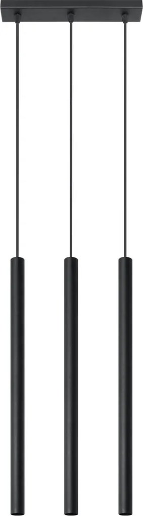 Lampadario a Sospensione 3xG9 PASTELO 3 in Acciaio