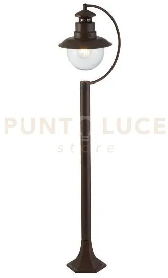 Postazione esterna station - metallo marrone e vetro trasparente