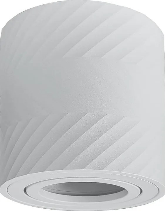 Prezent 71110 - Faretto LOTAR 1xGU10/50W/230V diam. 8 cm, bianco