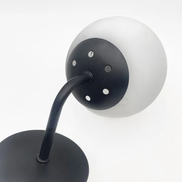 Brilagi - Lampada da parete MALIVA 1xE14/15W/230V nero/bianco