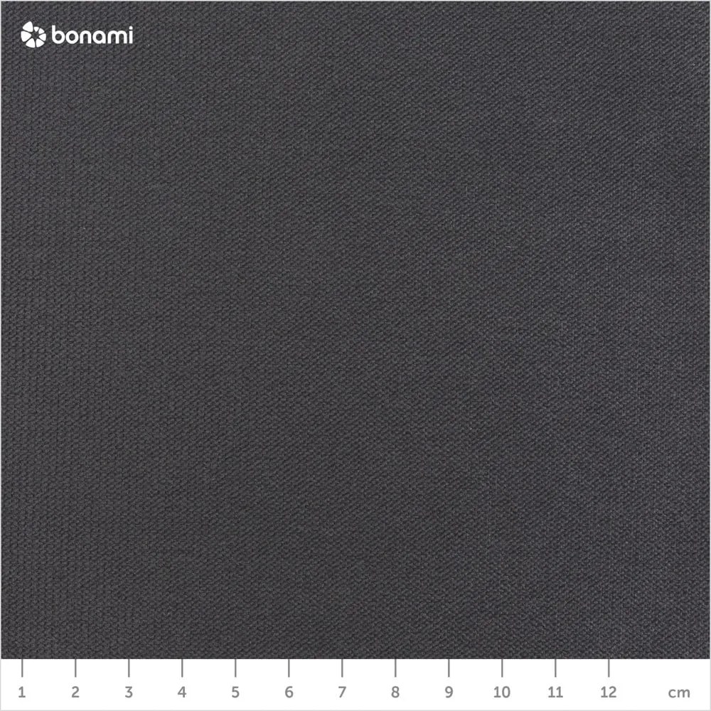 Divano letto a U in velluto grigio scuro, angolo sinistro Lofty Lilly - Miuform