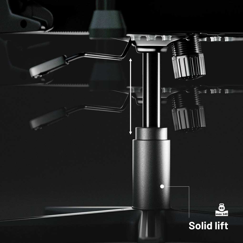 Sedia girevole da gaming Diablo X-Starter nera e rossa