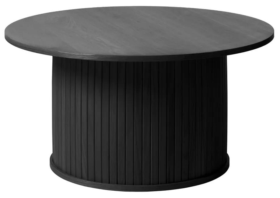Tavolino rotondo nero ø 90 cm Nola - Unique Furniture