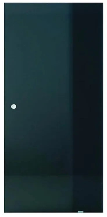 Anta per porta scorrevole Secret Fumè satin in cristallo L 73 x H 212 cm reversibile