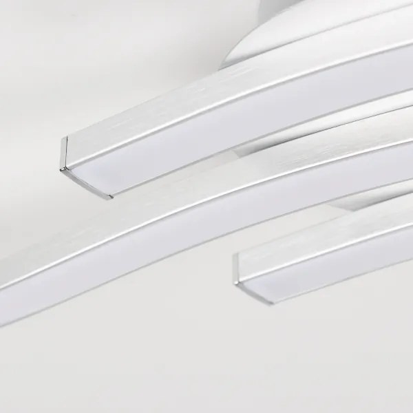 Plafoniera LED da soffitto 3xLED/6W/230V 3000K argento