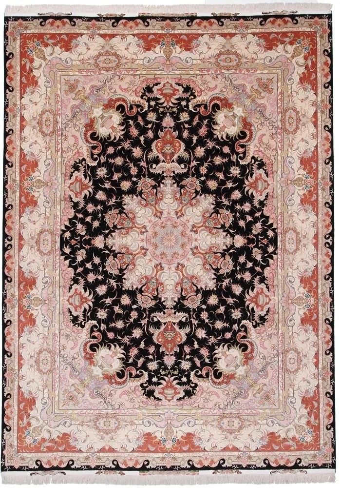 Tabriz Tappeto 300x410 Beige (Iran) Annodato A Mano