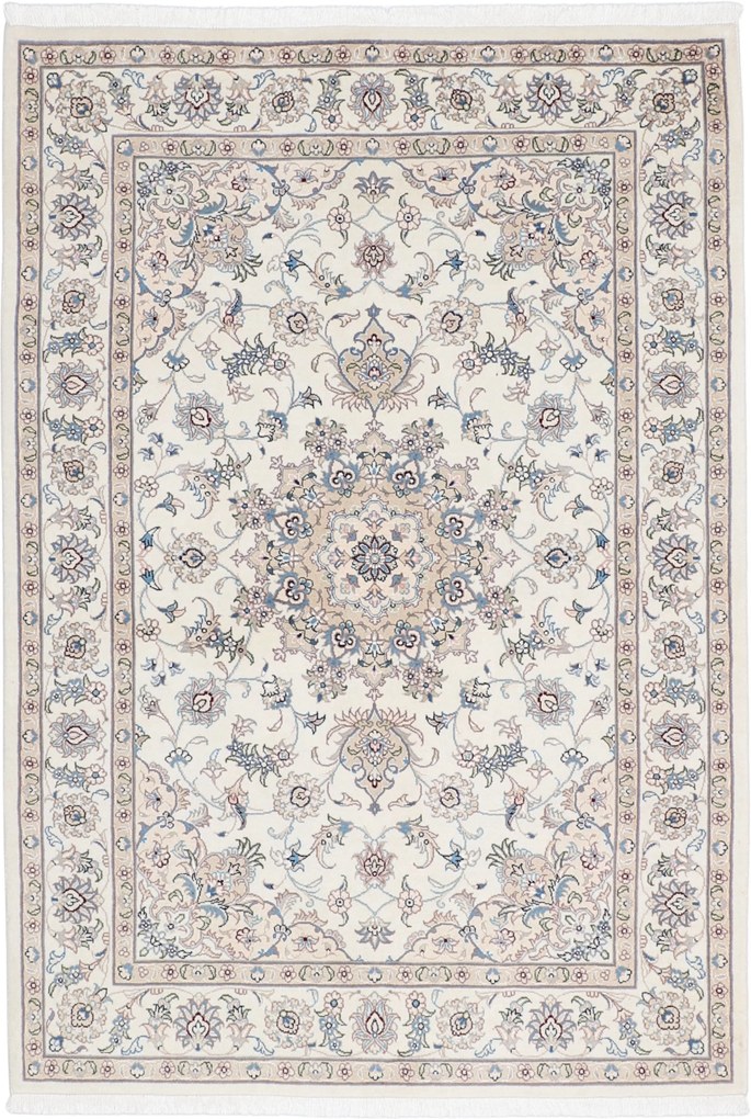 Nain Tappeto 140x210 (Iran) Annodato A Mano
