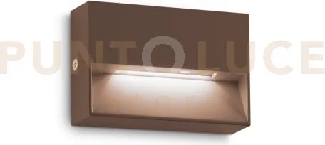 Dedra applique a parete coffee led 3000k 1,5w 160 lm ip65 10x6,6cm