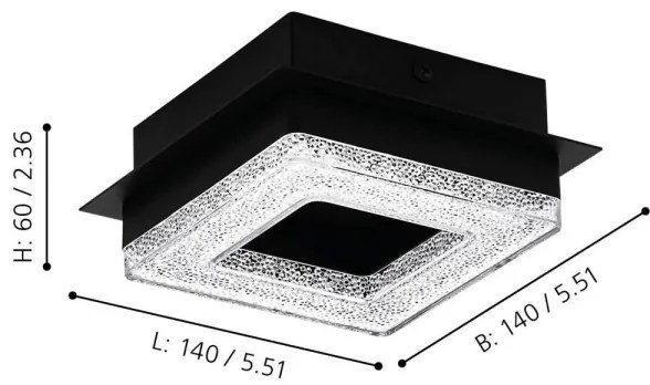 Eglo 99324 - Plafoniera LED FRADELO 4xLED/4W/230V