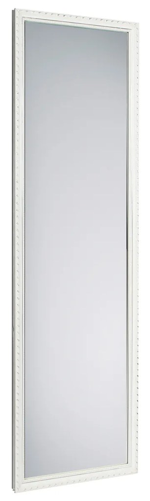 Specchio da parete in legno 35x125 cm Loreley bianco Trio