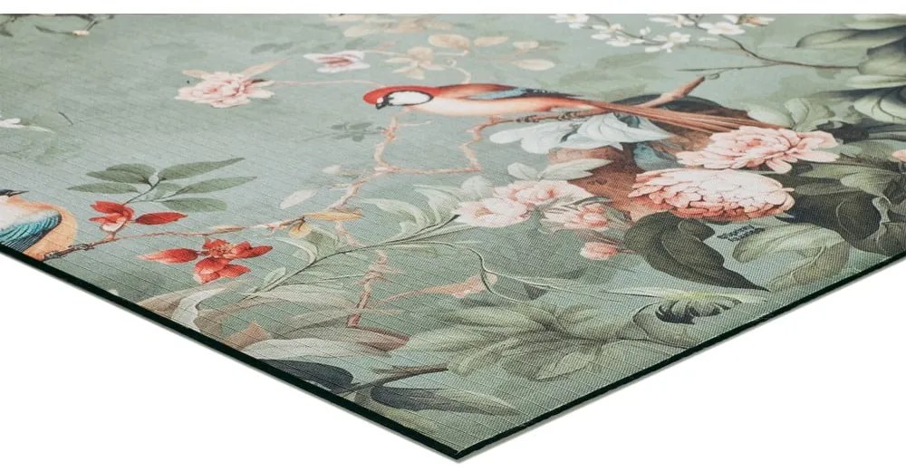 Passatoia verde chiaro lavabile 52x100 cm Ricci Monet – Universal