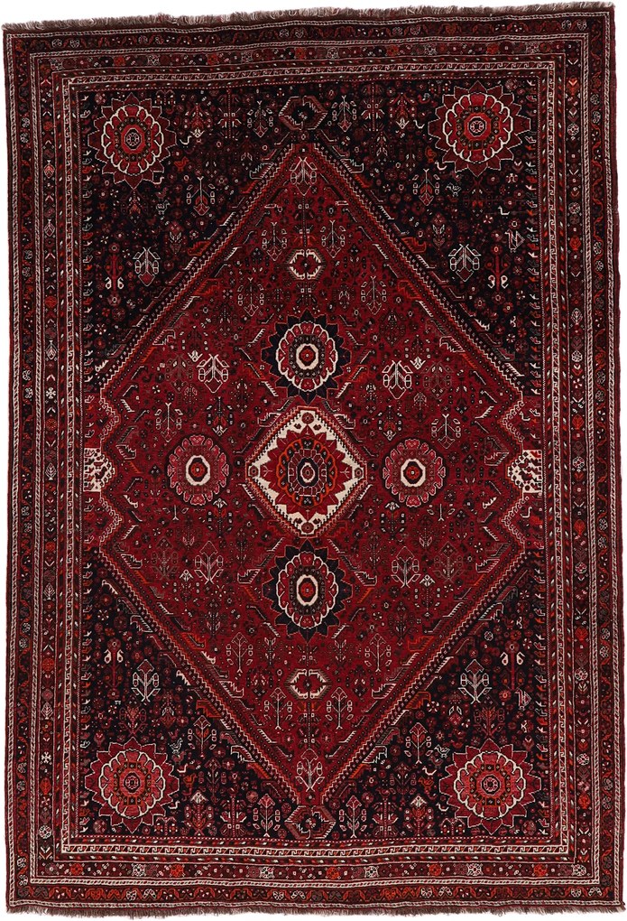 Gashghai Tappeto 210 x 310 (Iran) Annodato A Mano