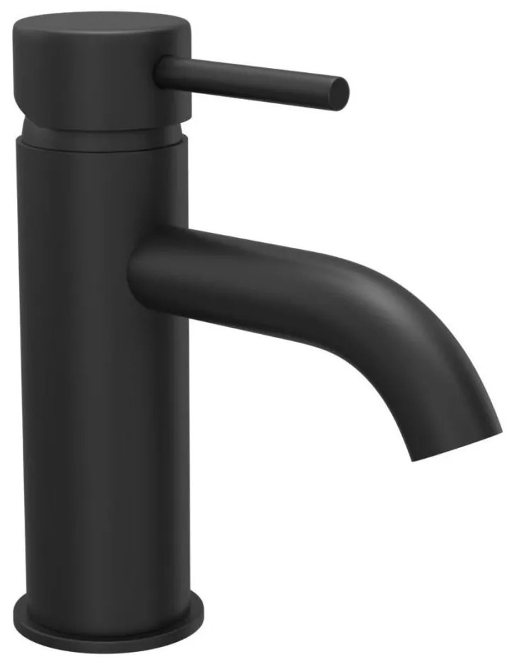 BATH DELUXE 28-005-01-02-04 - Rubinetto del lavandino DRAGOR 15,6 cm opaco nero