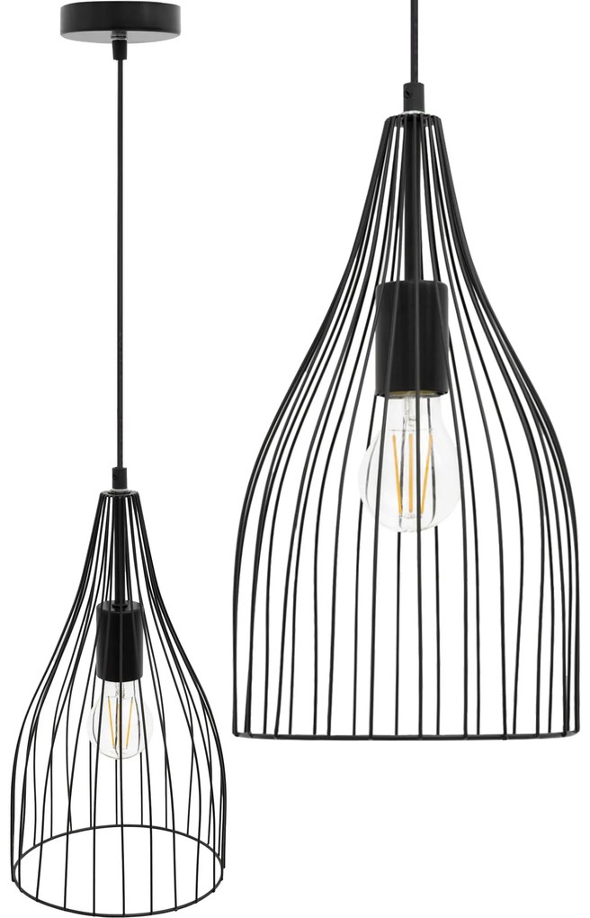 LAMPADA DA SOFFITTO PENSILE IN STLE LOFT RIMINI RETRO