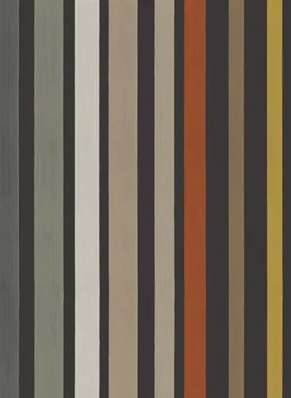 Cole & Son Carta da parati Carousel Stripe - Charcoal