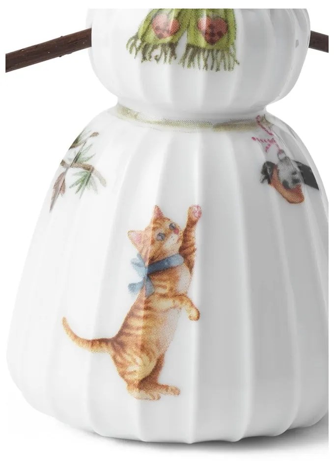 Statuetta natalizia in porcellana (altezza totale 9 cm) Hammershøi Snowwife – Kähler Design