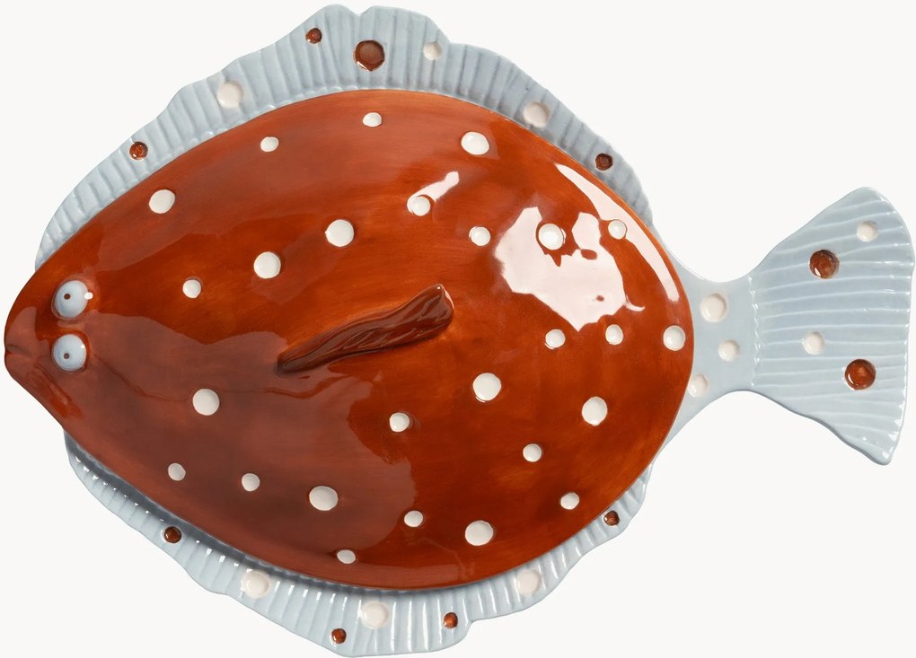 Set di 2 vassoi da portata fatti a mano con coperchio Tureen