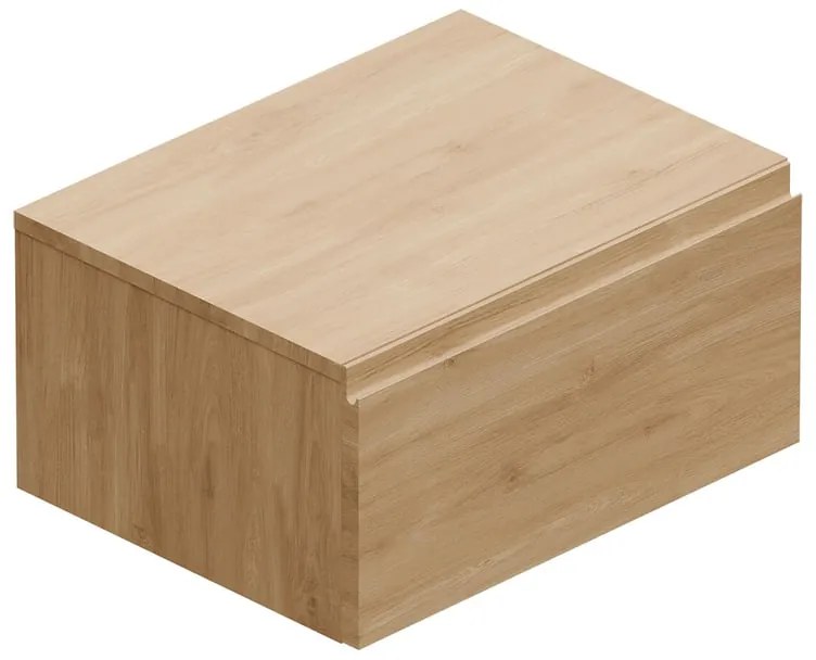 Mobile da bagno sotto lavabo Step rovere L 60.3 x H 30 x P 46 cm 1 cassetto, lavabo non incluso