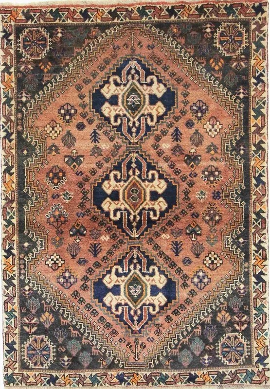 Gashghai Tappeto persiano 160 x 110 Rosso (Iran) Annodato A Mano