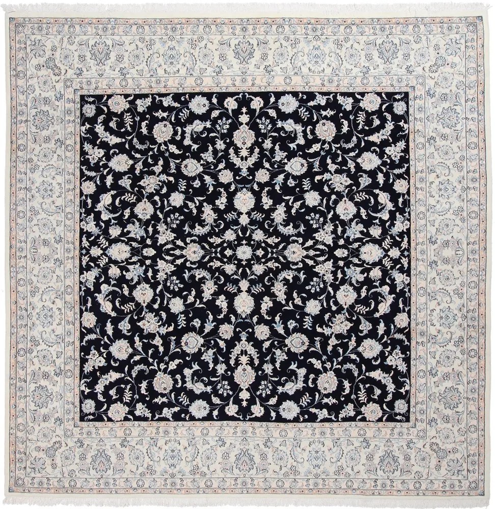 Nain Tappeto persiano 300 x 300 Beige (Iran) Annodato A Mano