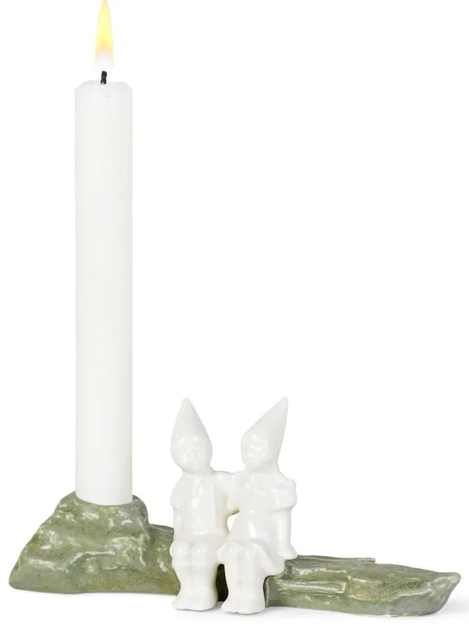 Portacandele natalizio in gres, lunghezza 19 cm Christmas Tales - Kähler Design