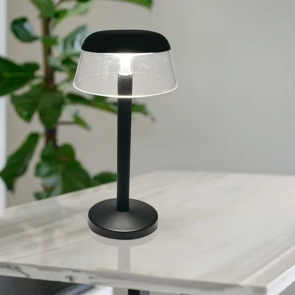 LED Lampada da tavolo touch ricaricabile e dimmerabile LED/3W/5V 3000-6000K nero