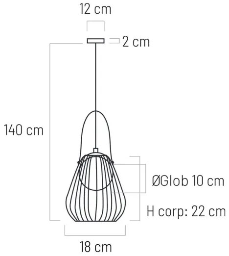 Klausen 111098 - Applique MEMORY 1xG9/4W/230V bianco/marrone