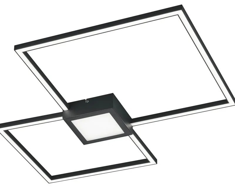 Plafoniera LED moderno Hydra, argento65 cm dimmerabile, 2600 lumen TRIO LIGHTING INTER