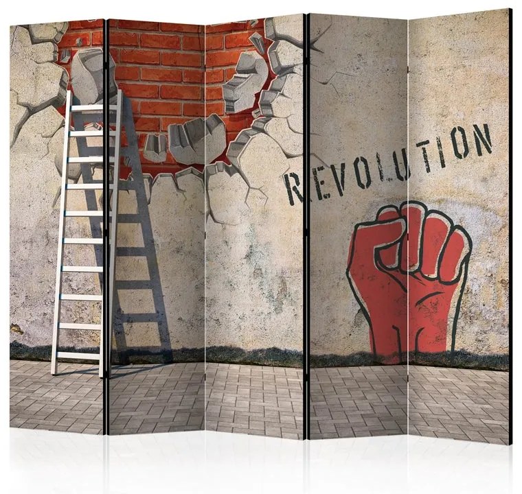 Paravento  The invisible hand of the revolution II [Room Dividers]  Colore ---, Dimensioni e Misure 225x172