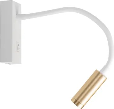 Kanlux 32518 - Lampada flessibile TONIL LED/3,3W/230V bianca/oro