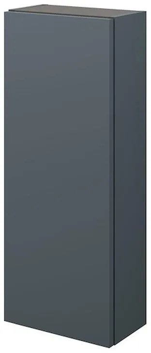 Pensile bagno Neo grigio scuro SENSEA, 1 anta apertura da sinistra P 17 x L 30 x H 75 cm