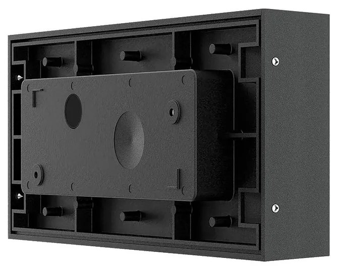 Applique Slim per Esterni con Griglia decorativa IP65 - E27 Nera