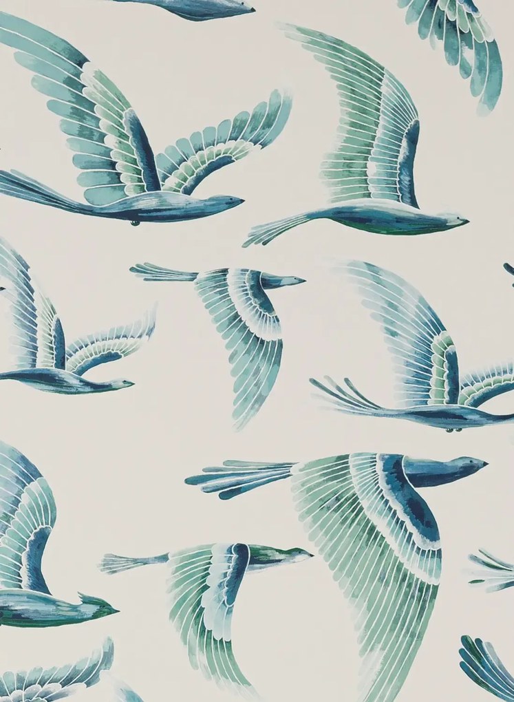 Manuel Canovas Carta da parati Hydra - Aqua