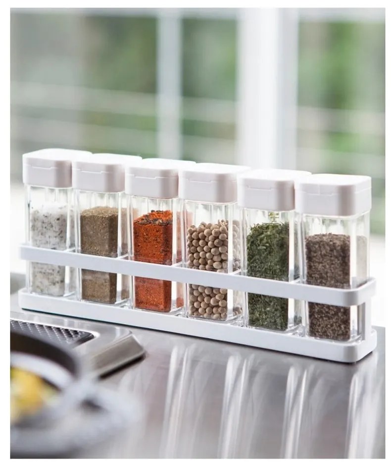 Set di 6 spezie con supporto Tower - YAMAZAKI