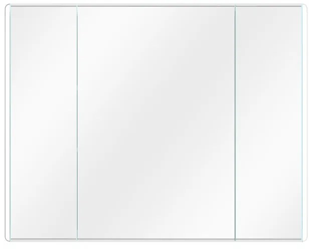 Specchio Contenitore Con Illuminazione Easy SENSEA bianco L 90 x H 70.7 x P 16 cm