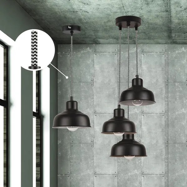 Rabalux 2789 - Lampadario OWEN 1xE27/60W/230V