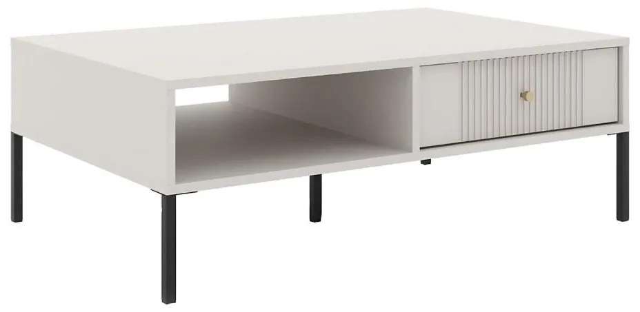 Tavolino da salotto LUE beige/nero