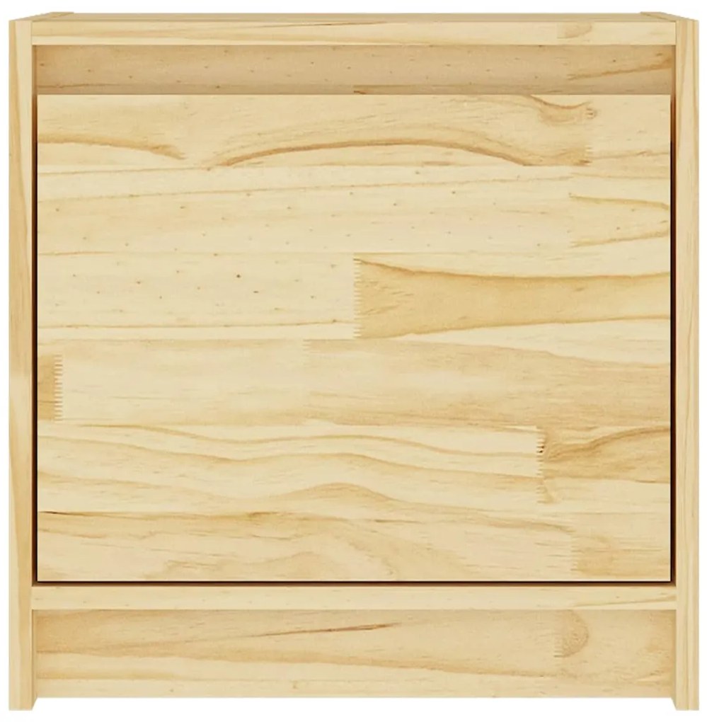 Comodini 2 pz 40x30,5x40 cm in legno massello di pino