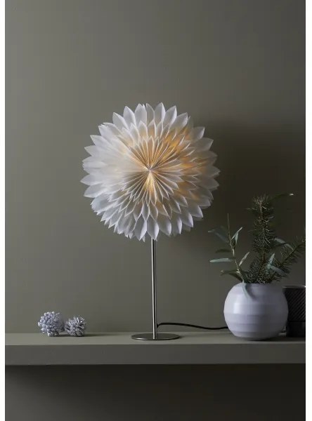 Markslöjd 705845 - Decorazione natalizia SOLINA 1xE14/25W/230V diametro 35 cm bianco