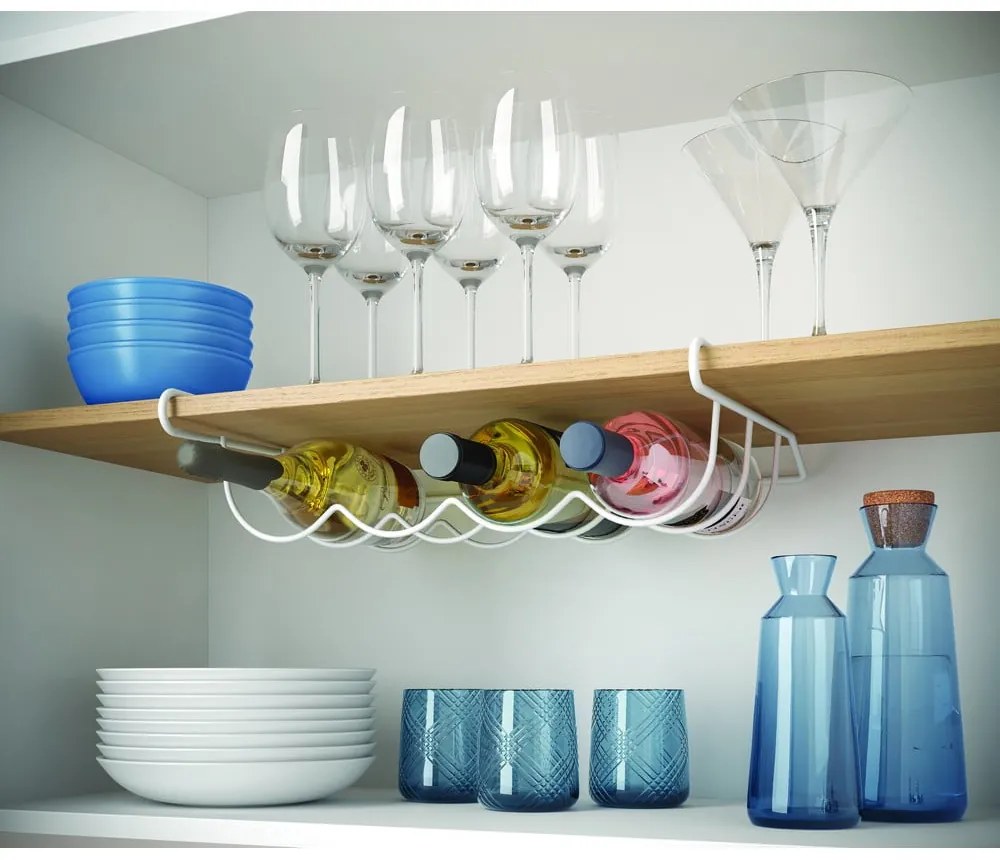 Organizer per bottiglie in acciaio inox 41x33 cm Cool-Bottle – Metaltex
