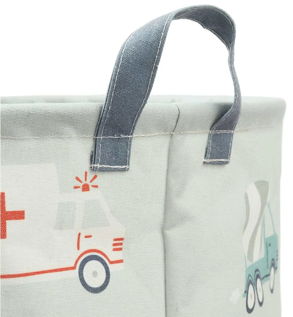 A Little Lovely Company - cesta porta giocattoli - veicoli