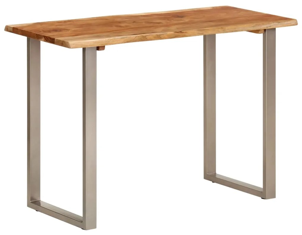 Tavolo da pranzo 110x50x76 cm legno massello di acacia