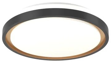 Eglo 300684-LED RGBW Plafoniera dimmerabile MALERAMARA-Z LED/14W/230V nero/oro + telecomando
