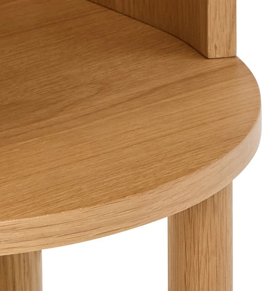 Comodino colore naturale chiaro con effetto rovere Paron – Actona