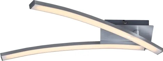 Plafoniera LED 2xLED/6W/230V 3000K, cromo opaco